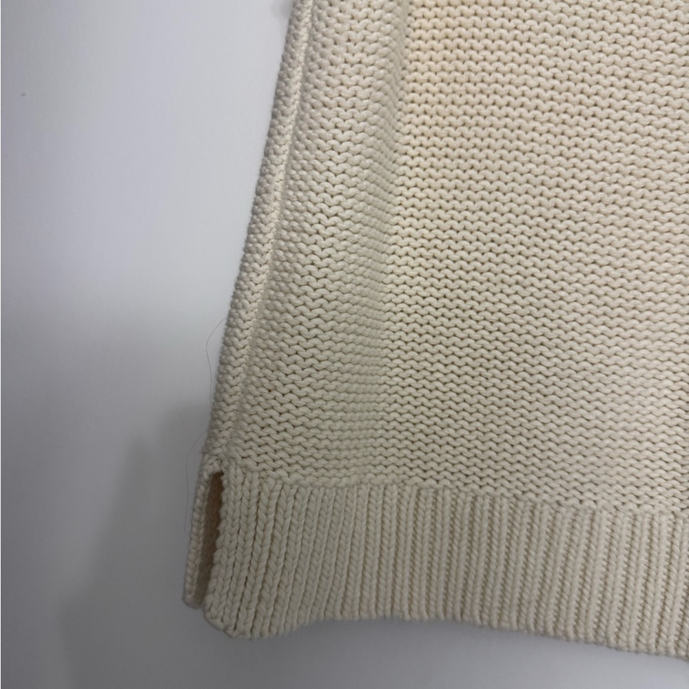 Lucky Brand Cream Knit Tank Top with Lemon Embroidery - Picture 4 of 4